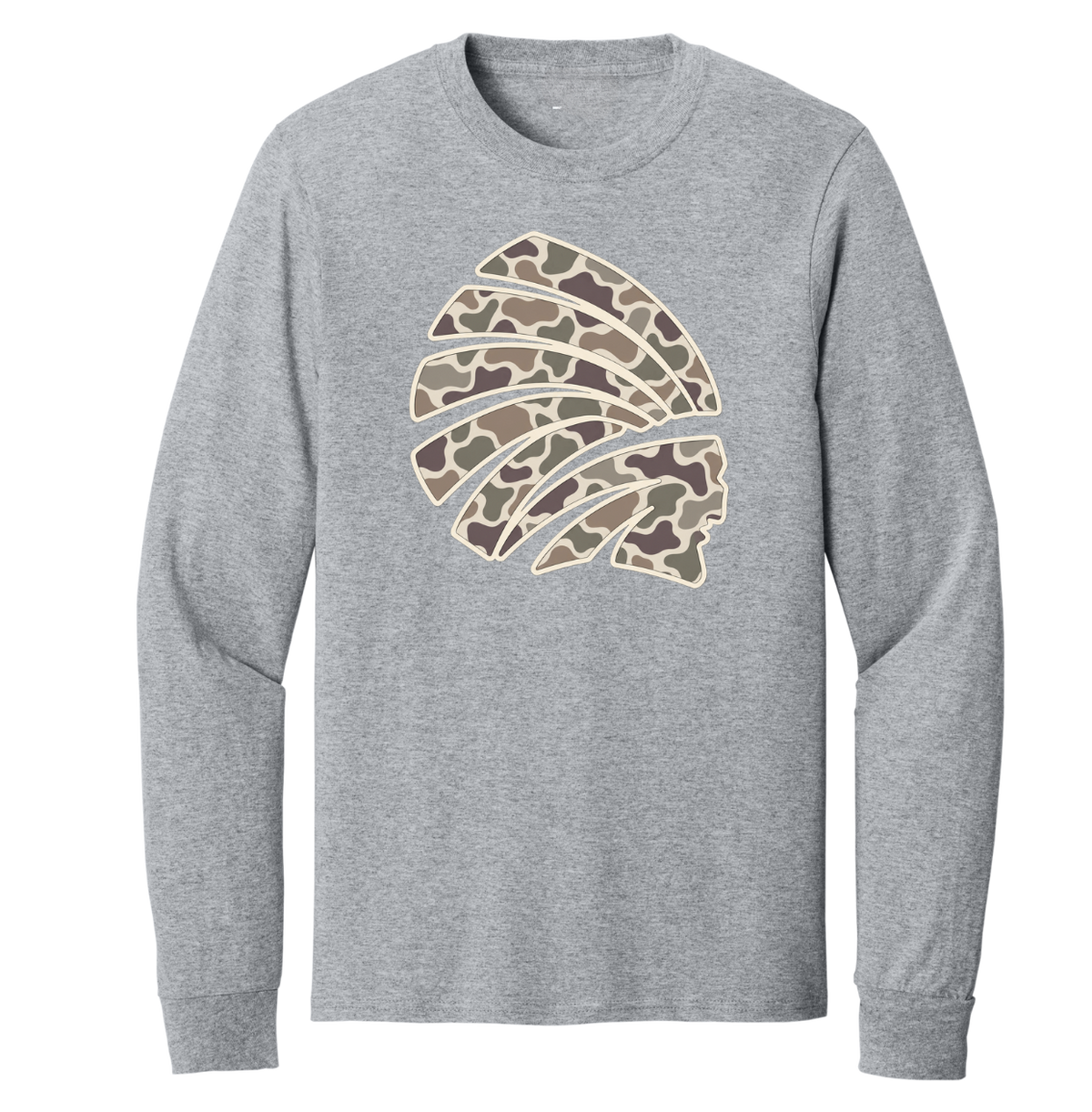 Camo Choctaw Head Long Sleeve