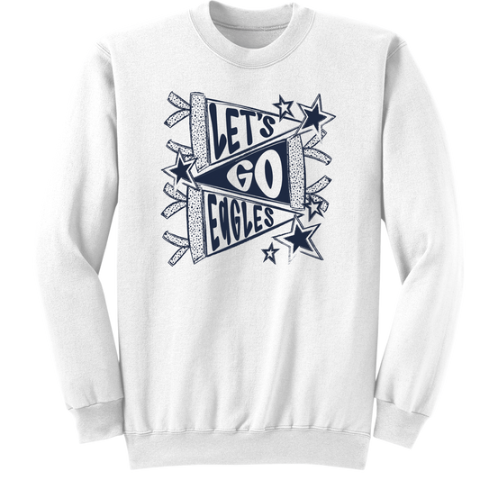 Let’s Go Eagles Basic Crewneck