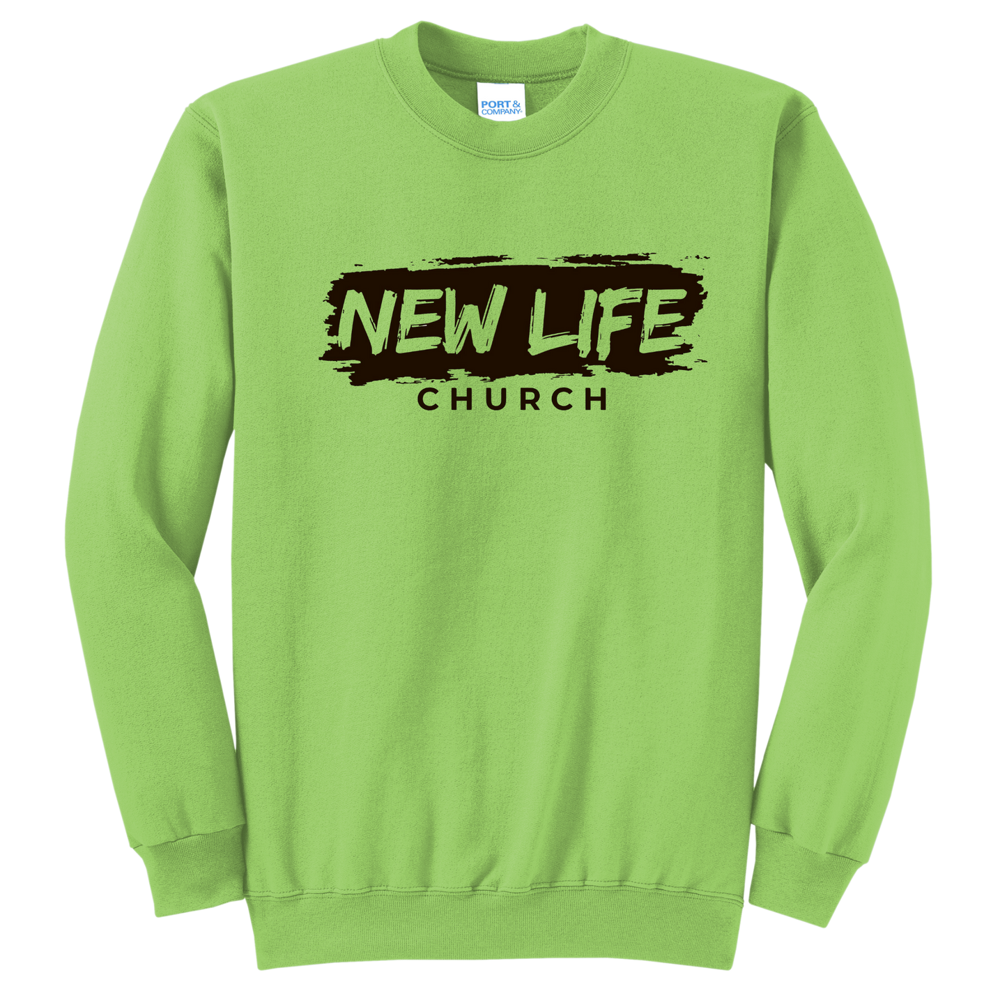 Neon New Life Crewneck Sweatshirt