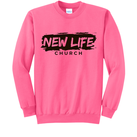 Neon New Life Crewneck Sweatshirt