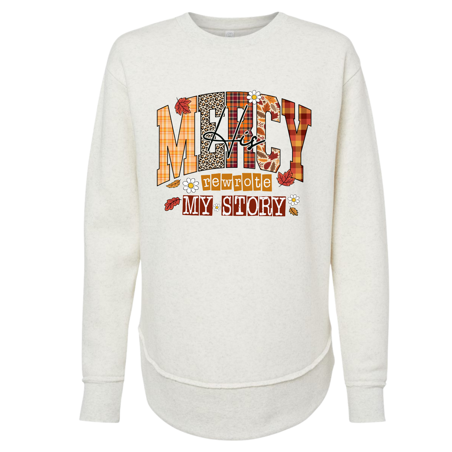 His Mercy Tunic Crewneck Sweatshirt