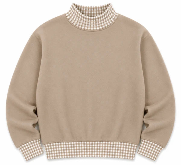 Gingham Mockneck - PREORDER ends 9/11