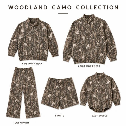 Baby Camo Mockneck Bubble PREORDER ends 9/11