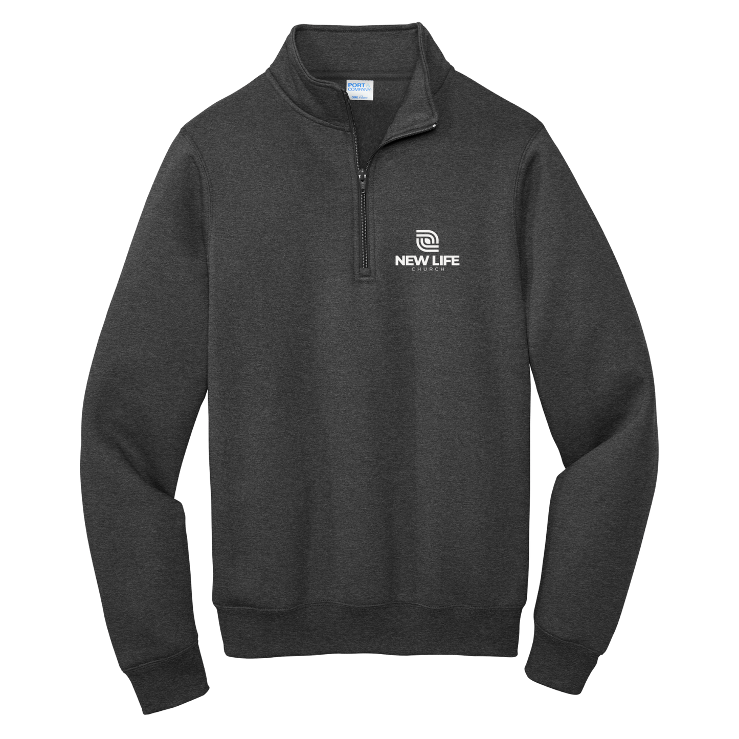 Embroidered 1/4 Zip Sweatshirt
