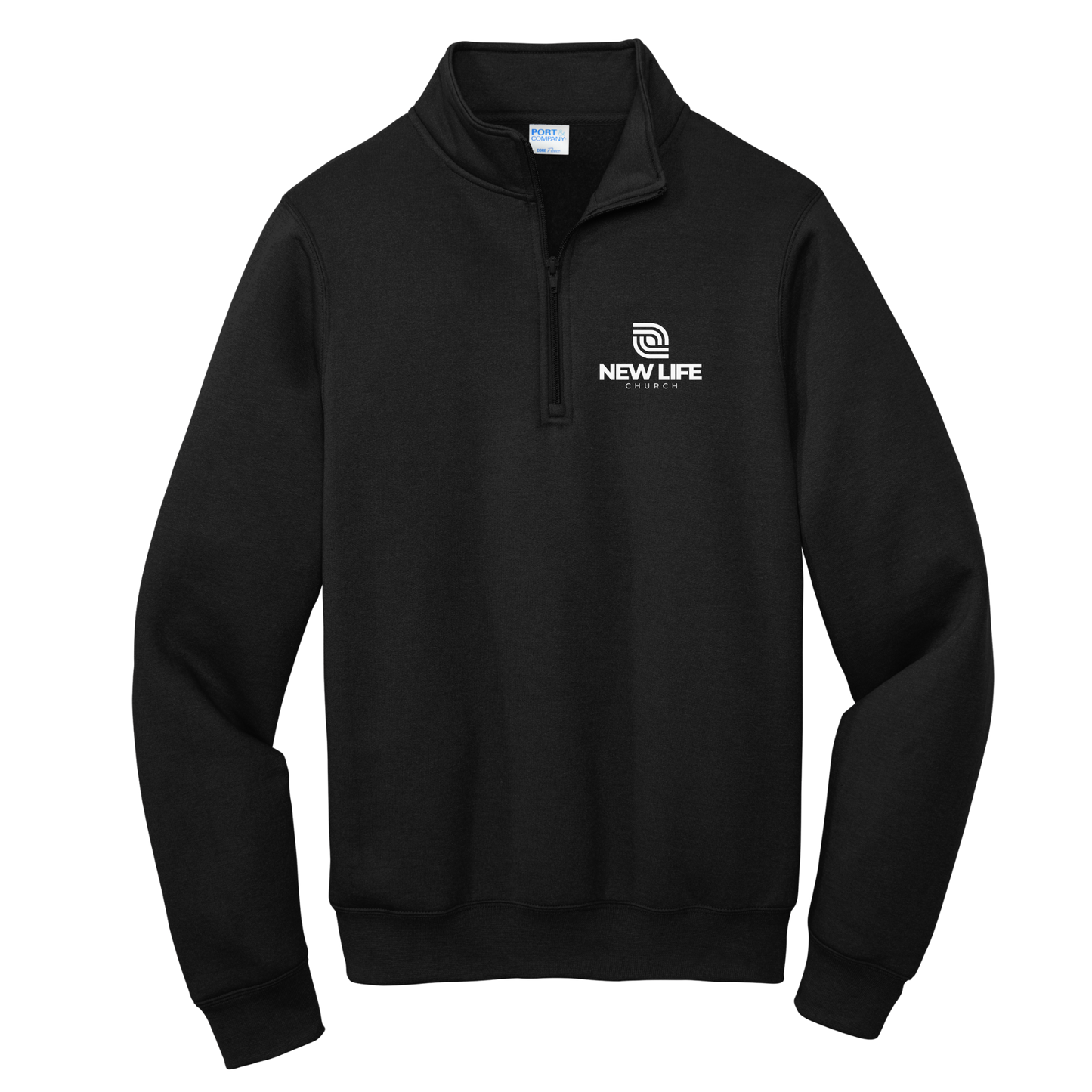 Embroidered 1/4 Zip Sweatshirt