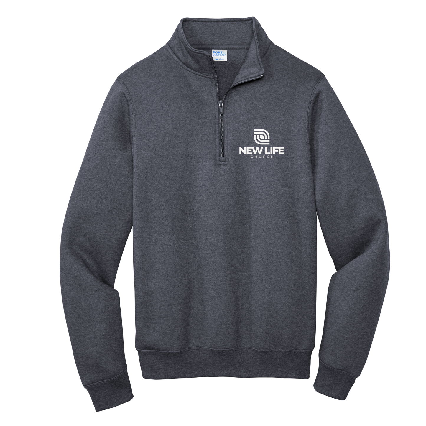 Embroidered 1/4 Zip Sweatshirt