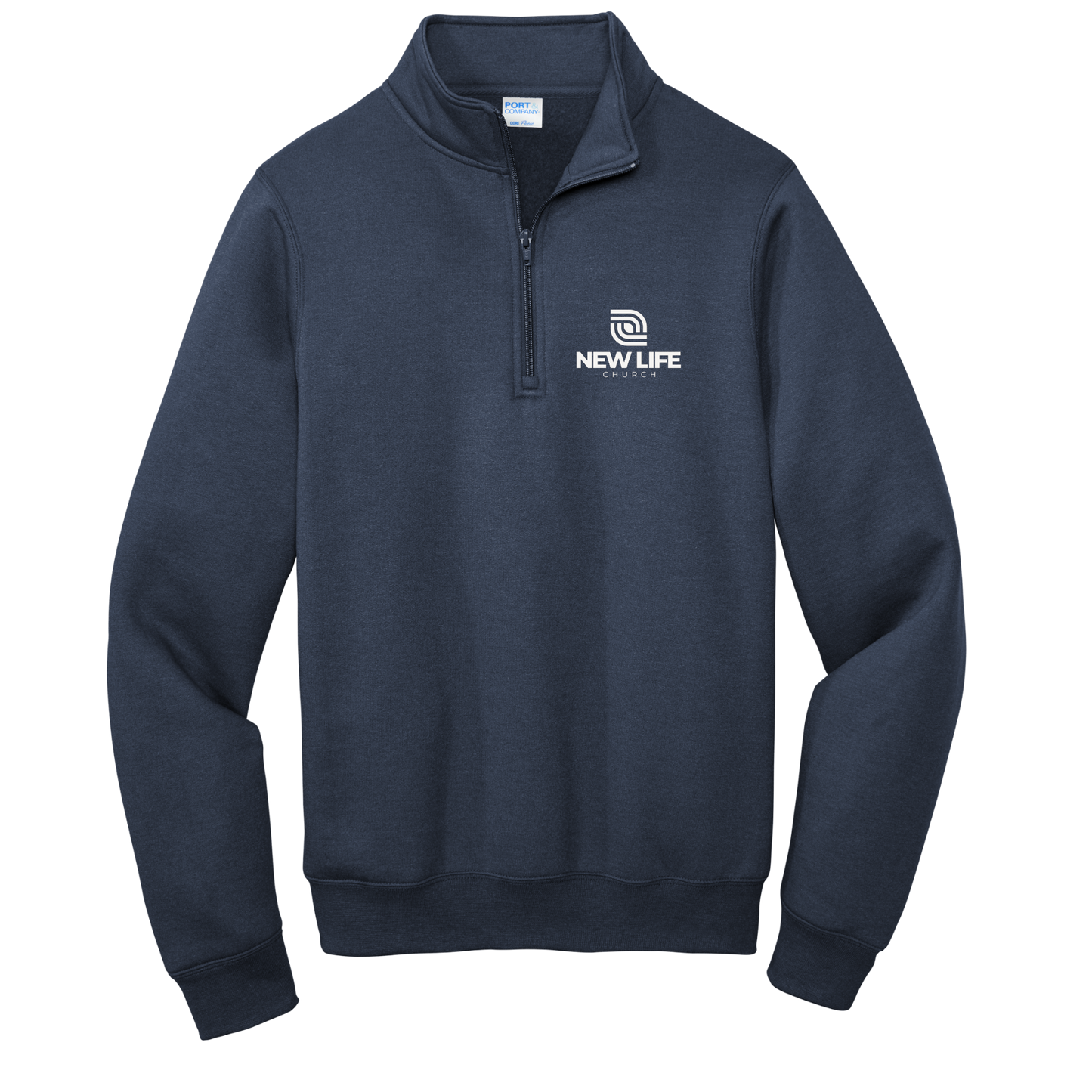 Embroidered 1/4 Zip Sweatshirt
