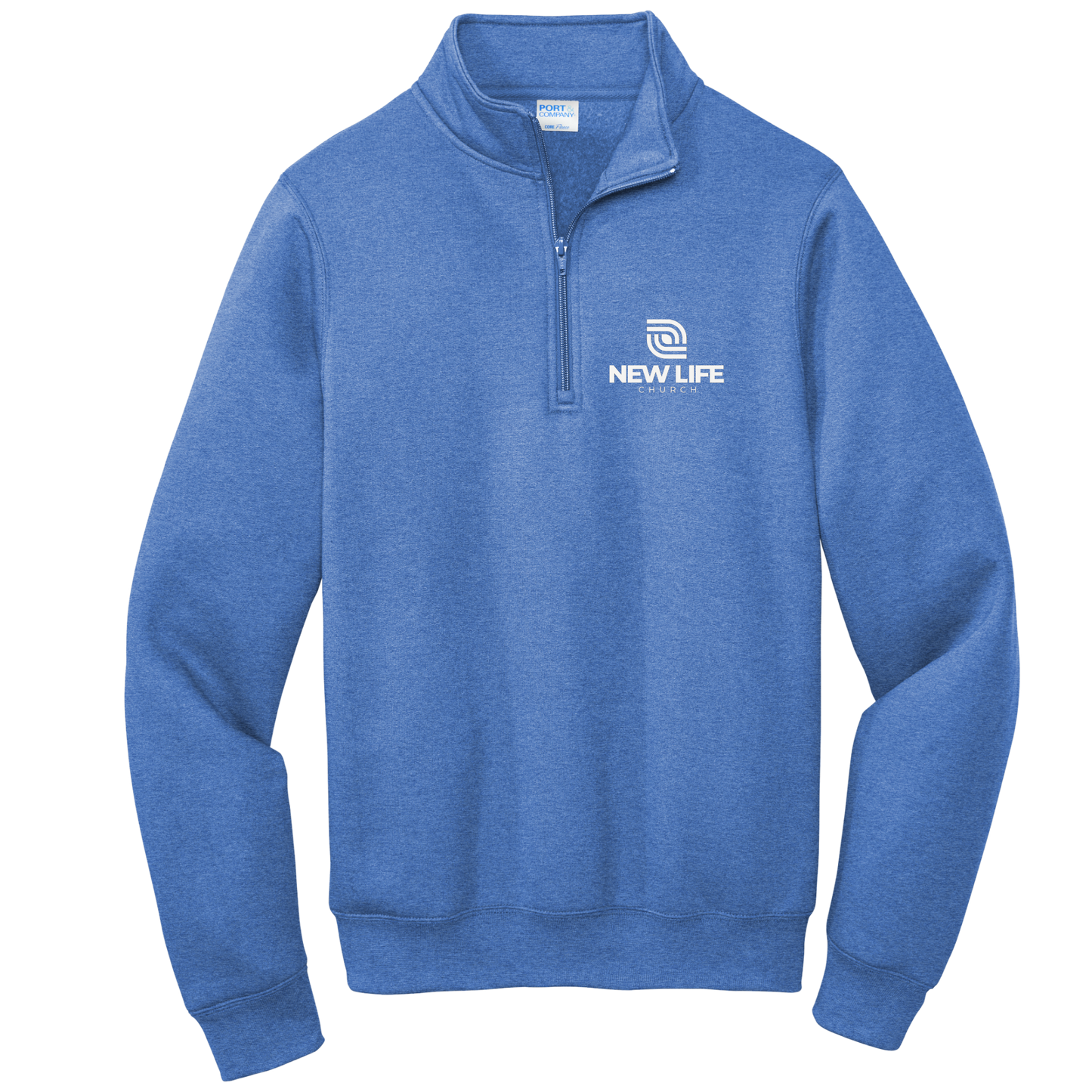 Embroidered 1/4 Zip Sweatshirt