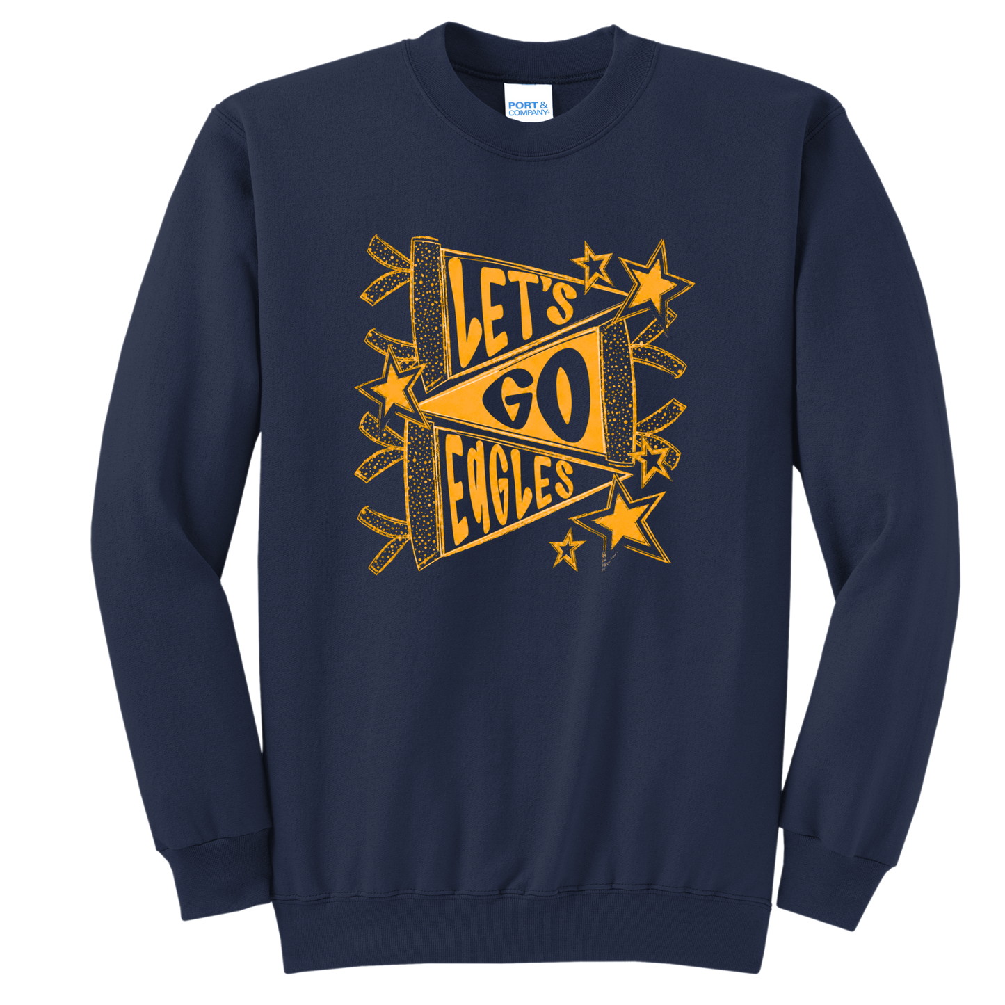 Let’s Go Eagles Basic Crewneck