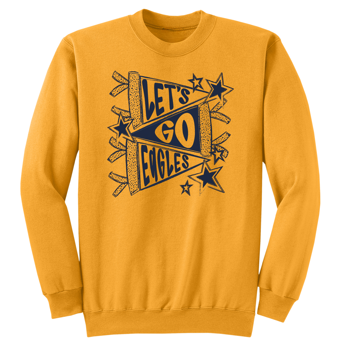 Let’s Go Eagles Basic Crewneck