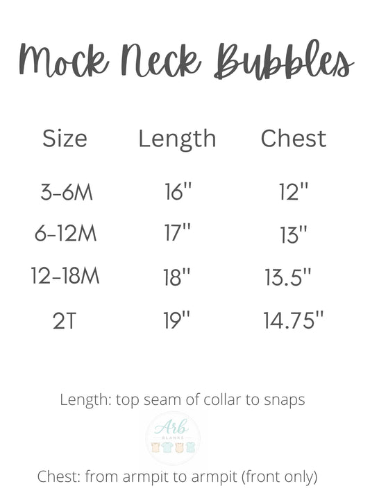 Baby Holiday Mockneck Bubble PREORDER ends 9/11