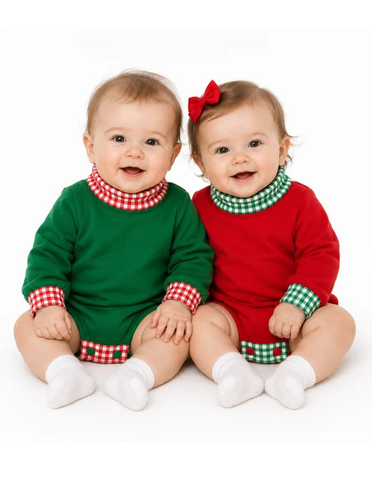 Baby Holiday Mockneck Bubble PREORDER ends 9/11