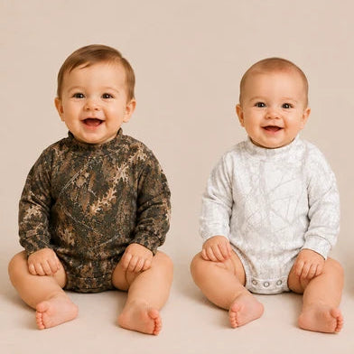Baby Camo Mockneck Bubble PREORDER ends 9/11
