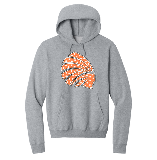 Polka Dot Choctaw Head Hoodie