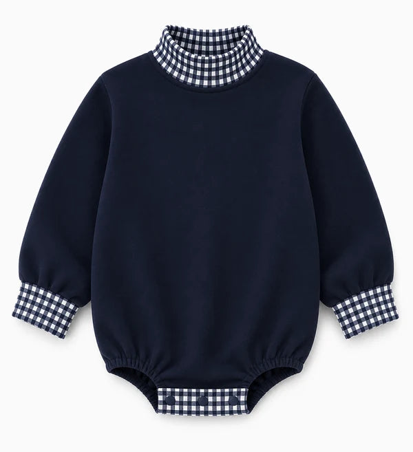 Gingham Mockneck Bubble - PREORDER ends 9/11