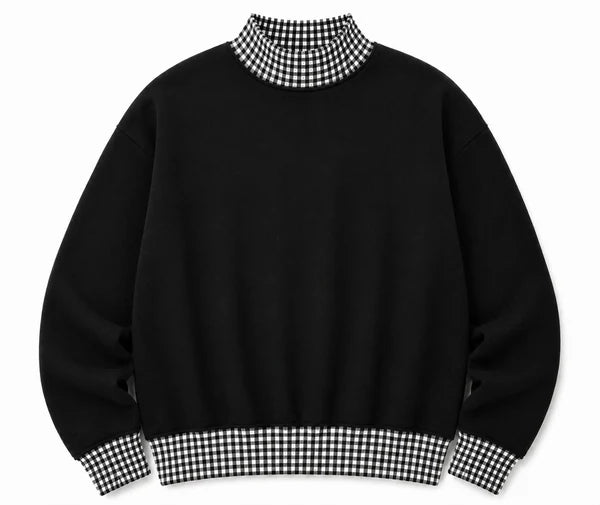 Gingham Mockneck - PREORDER ends 9/11