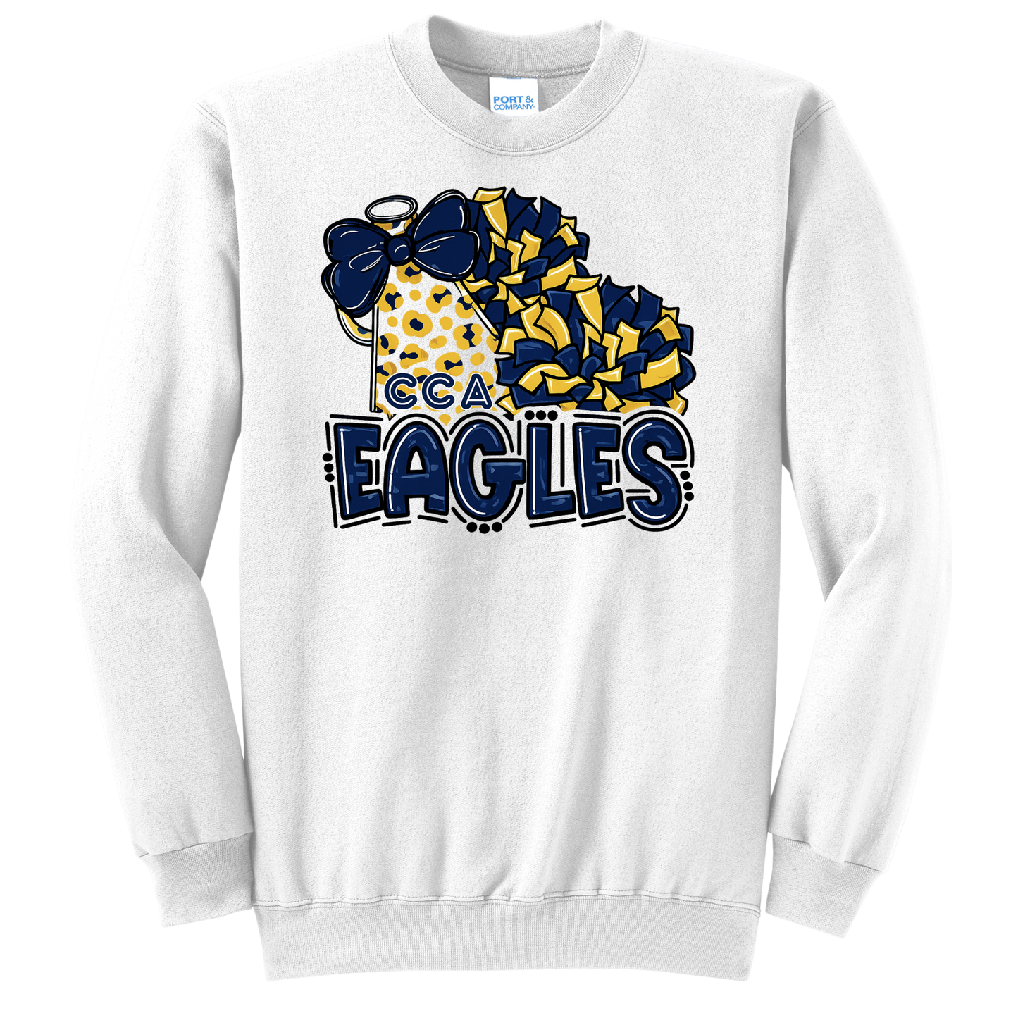 CCA Cheer Leopard Sweatshirt