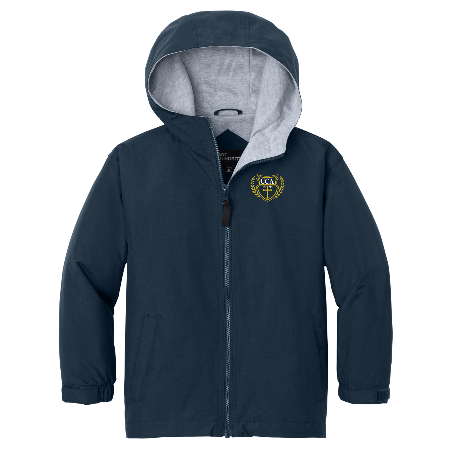 Navy Jacket with embroidered CCA Crest