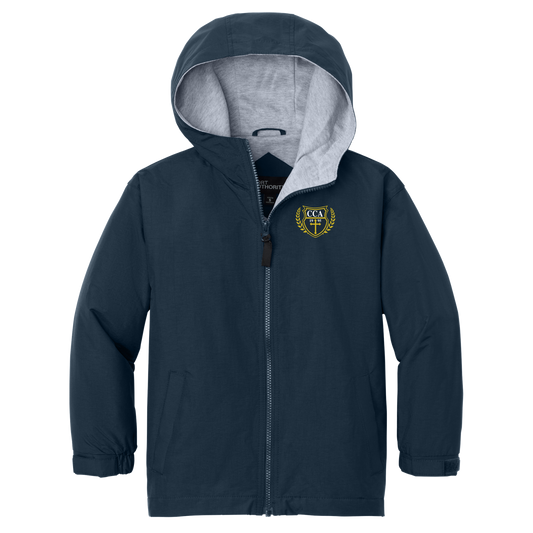 Navy Jacket with embroidered CCA Crest