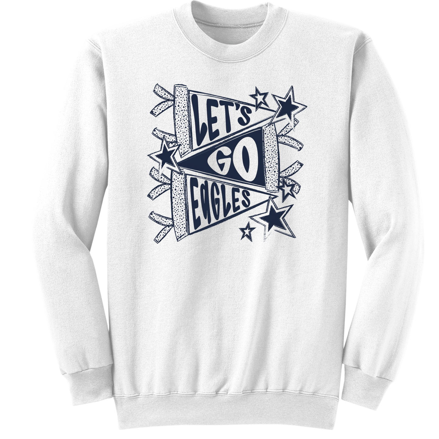 Let’s Go Eagles Basic Crewneck