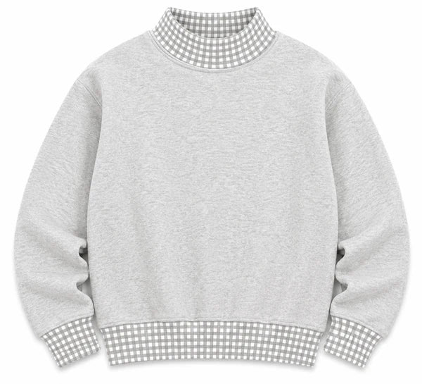 Gingham Mockneck - PREORDER ends 9/11