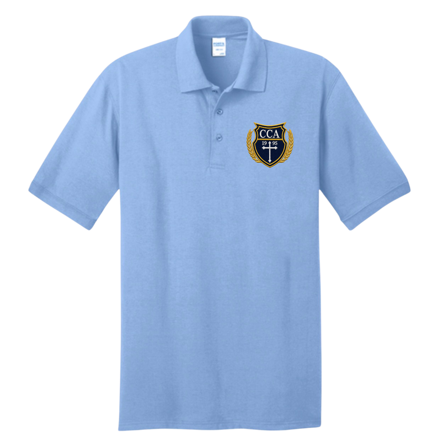 CCA Knit Embroidered Polo