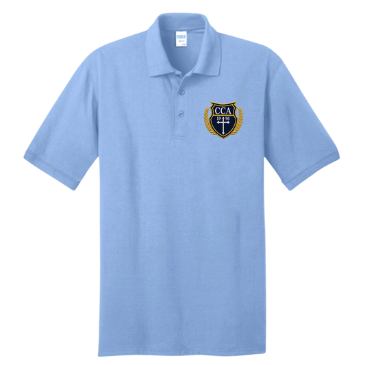 CCA Knit Embroidered Polo