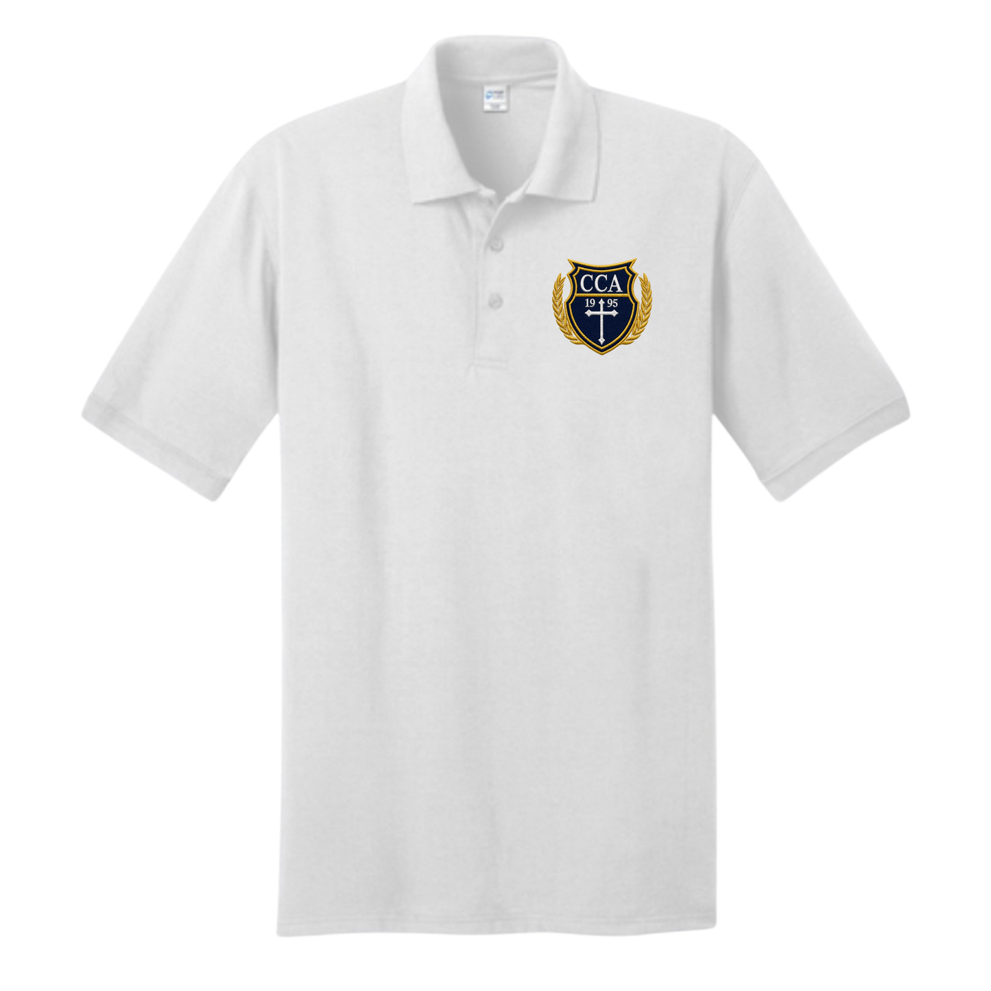 CCA Knit Embroidered Polo