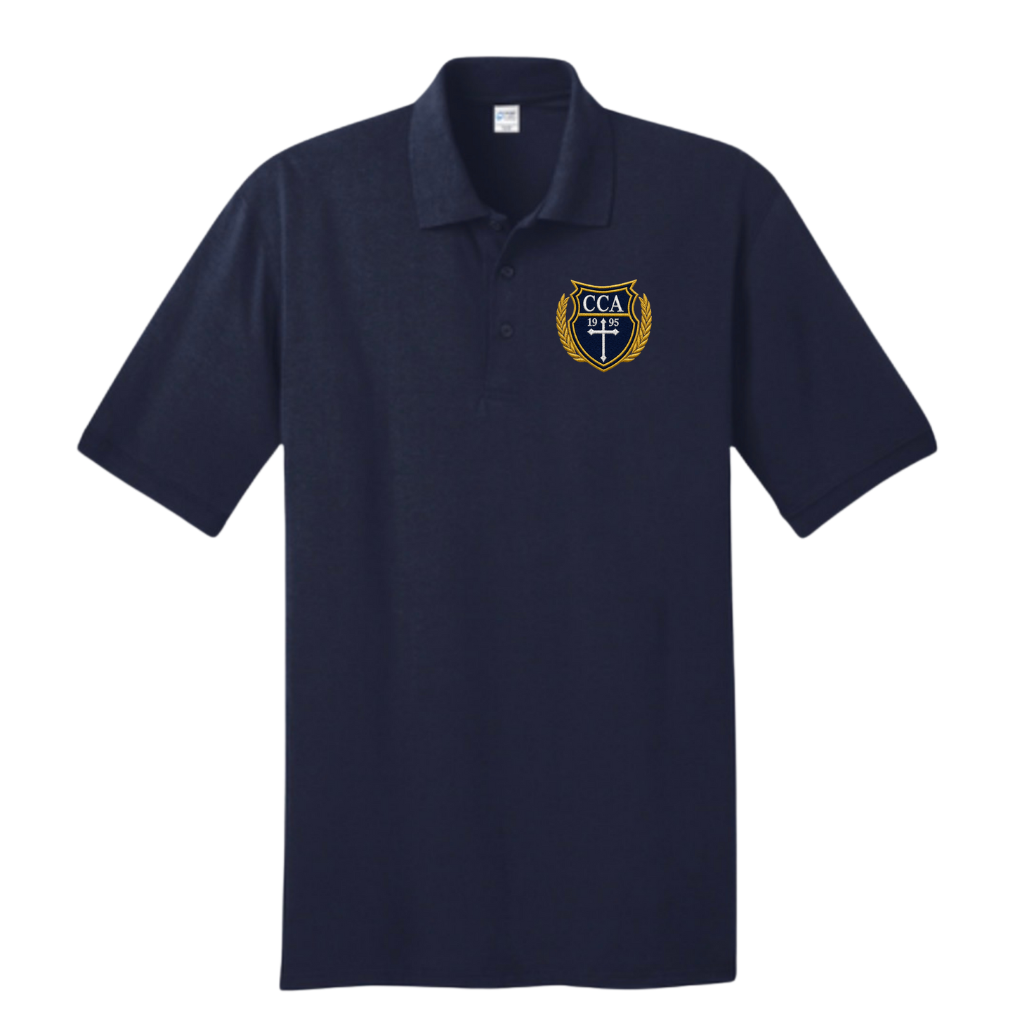 CCA Knit Embroidered Polo