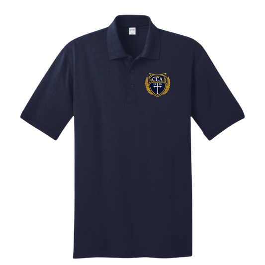 CCA Knit Embroidered Polo