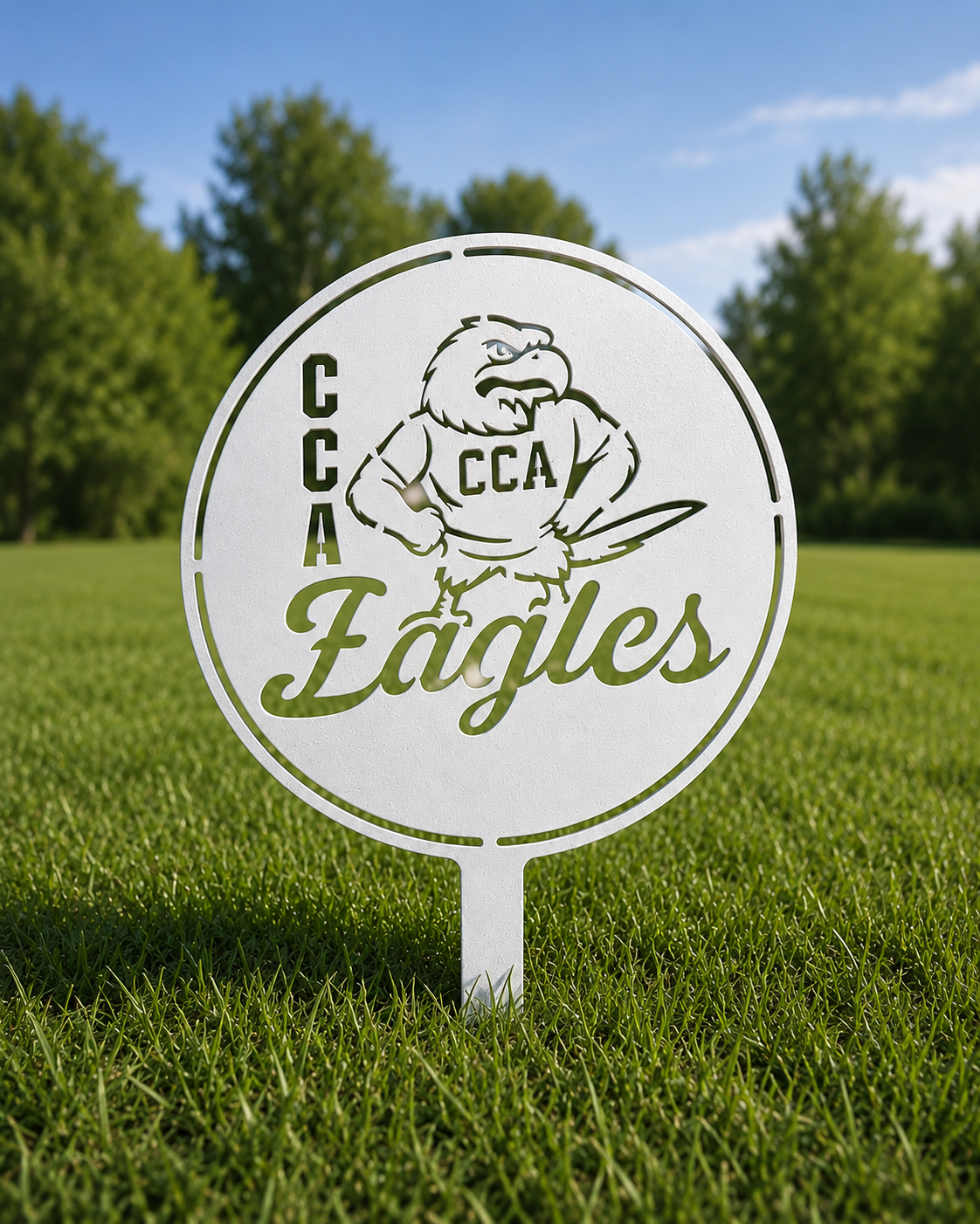 Metal CCA Throwback Yardsign