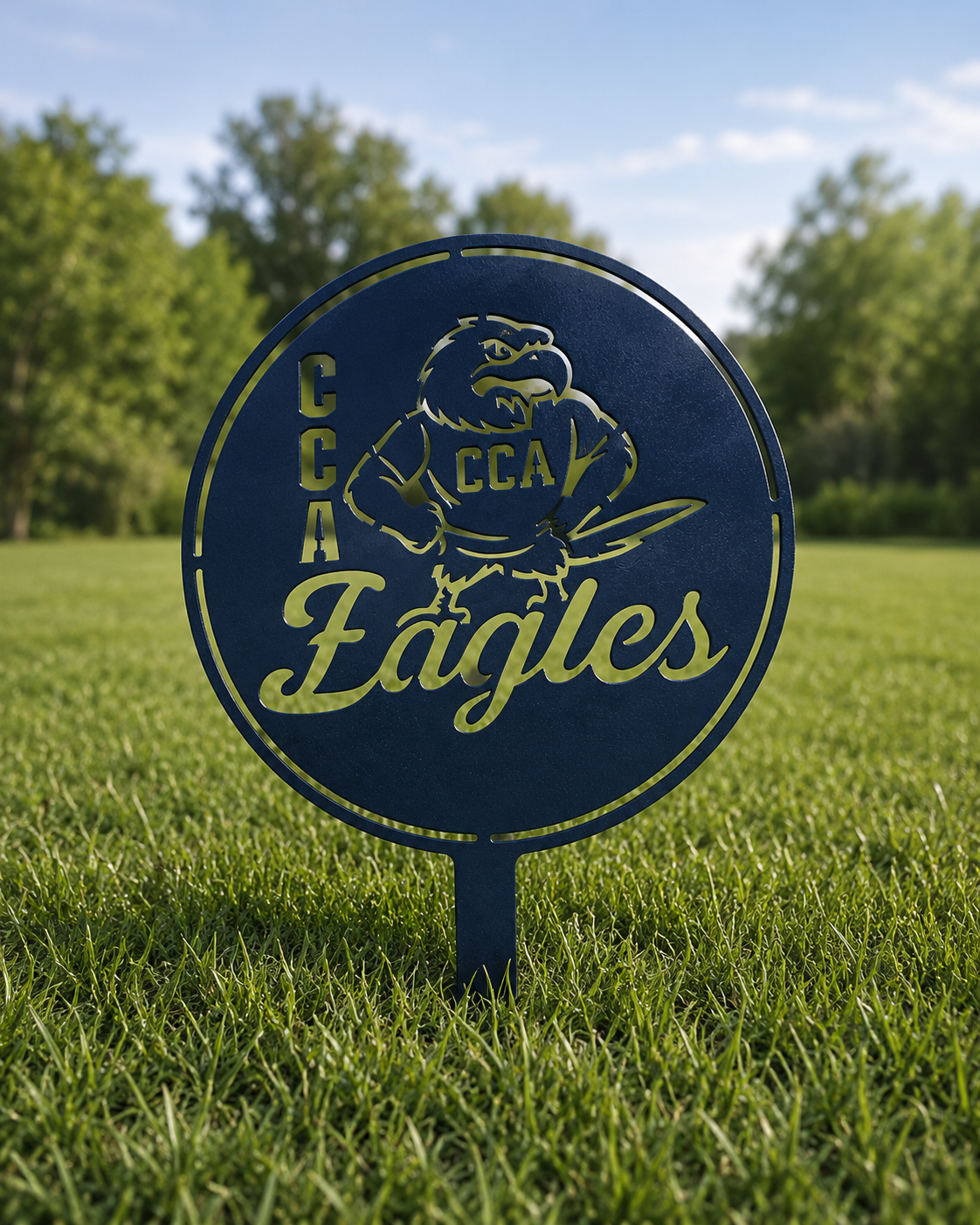 Metal CCA Throwback Yardsign