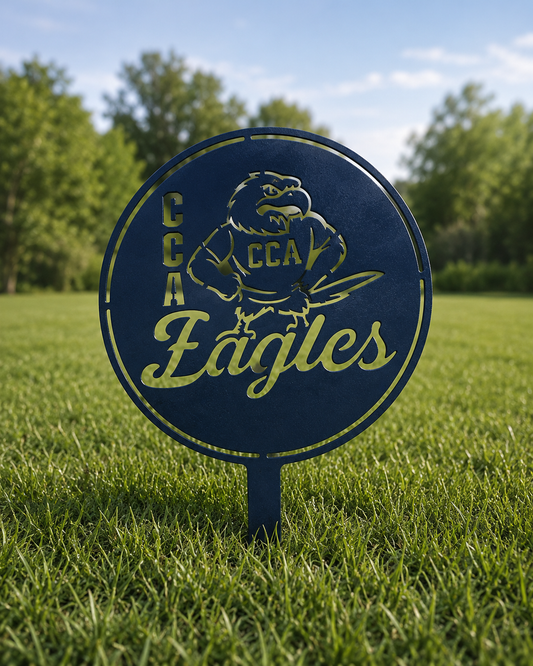 Metal CCA Throwback Yardsign