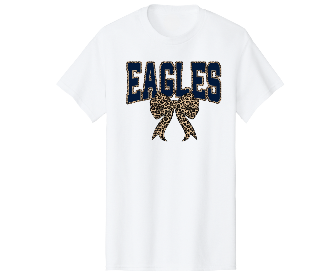 Eagles Leopard Bow Tee
