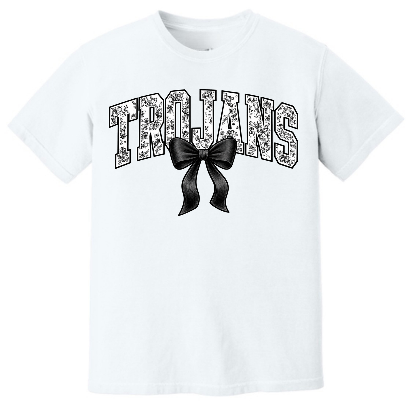 Floral Trojans with bow