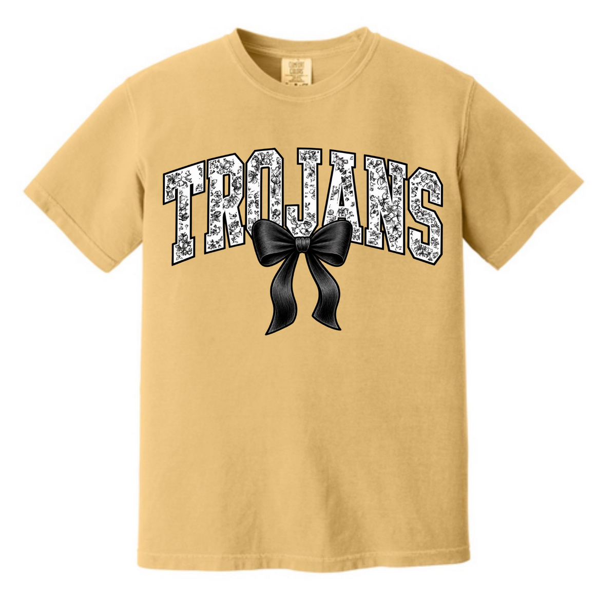 Floral Trojans with bow
