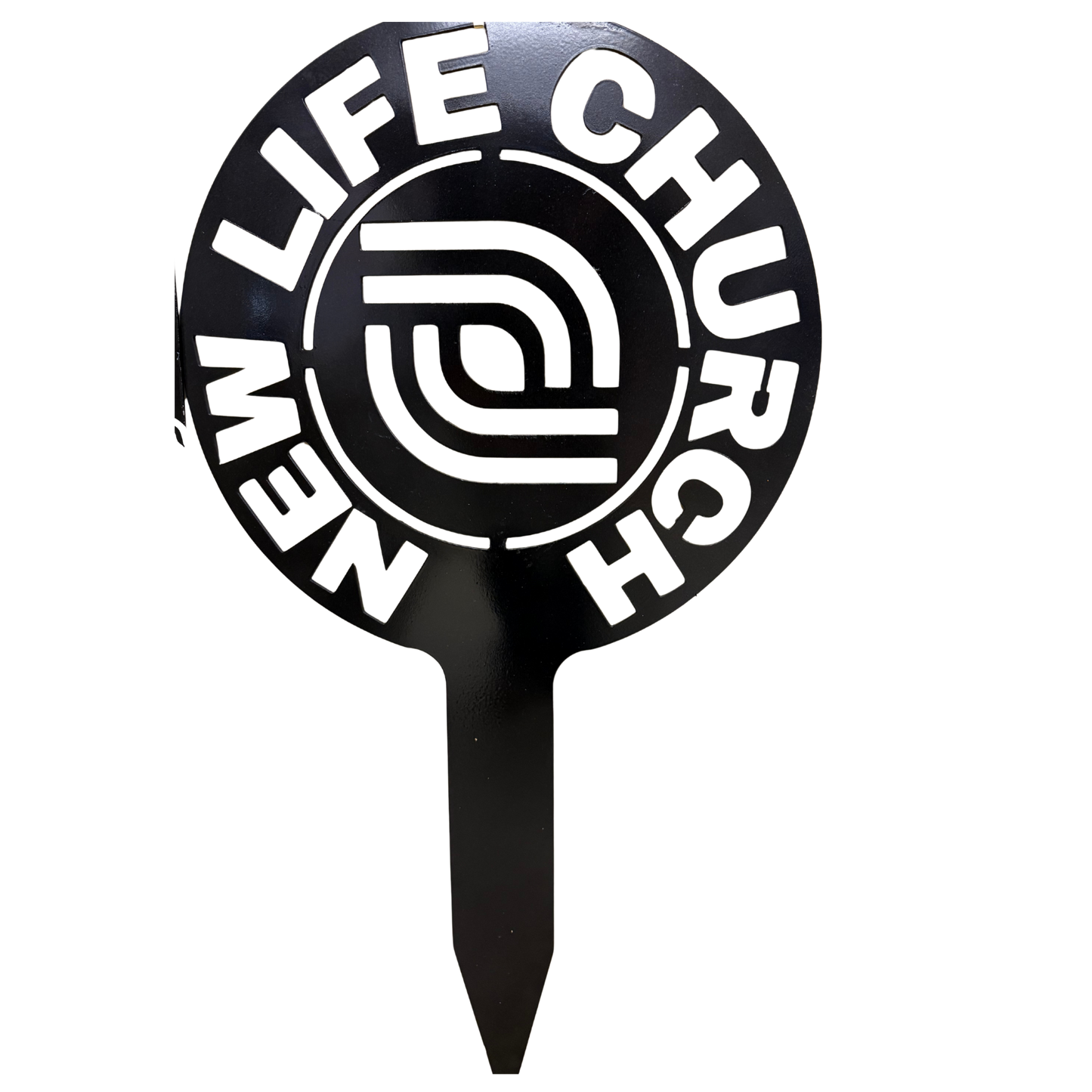 New Life Church Metal Sign
