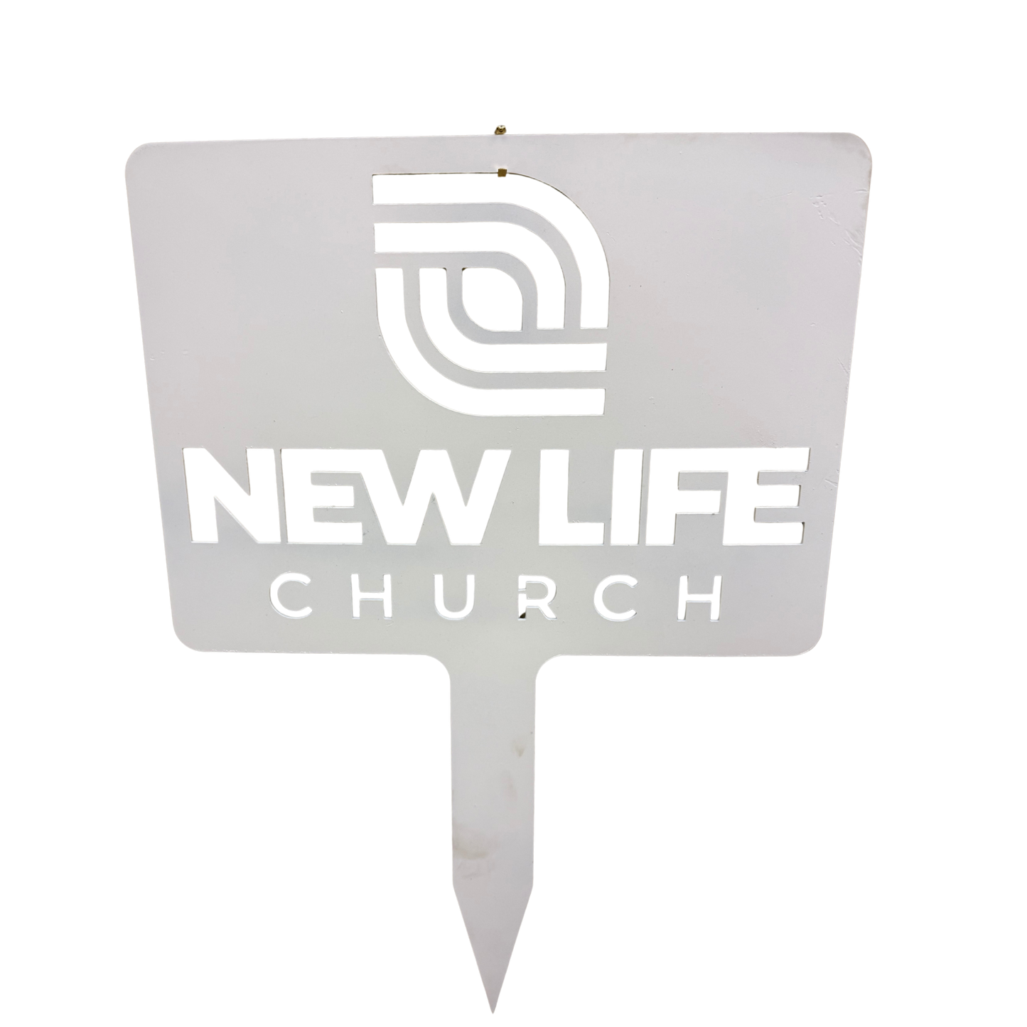 New Life Church Metal Sign