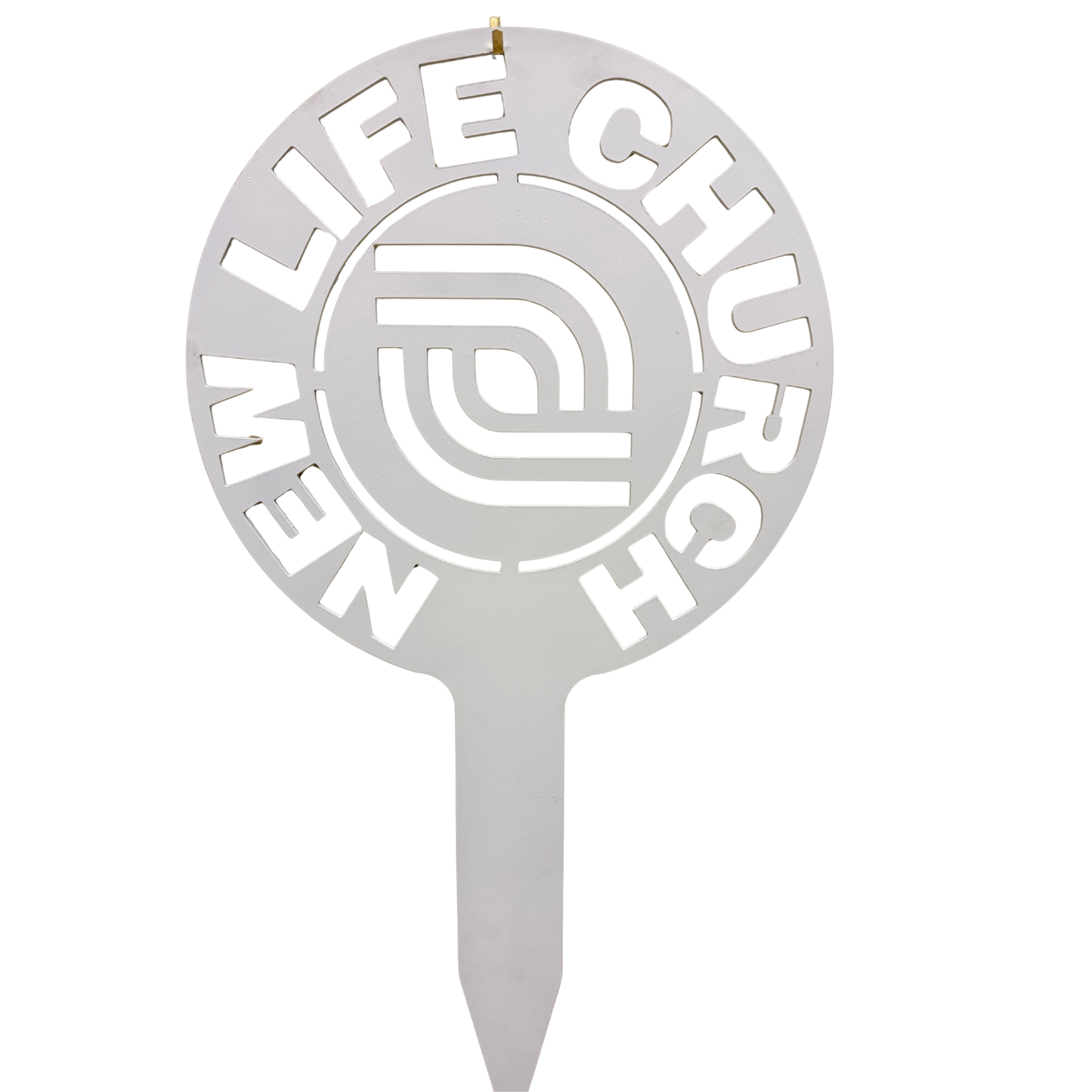 New Life Church Metal Sign
