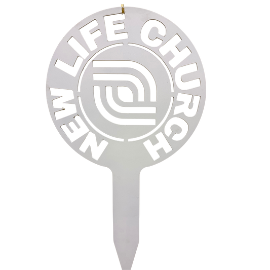 New Life Church Metal Sign