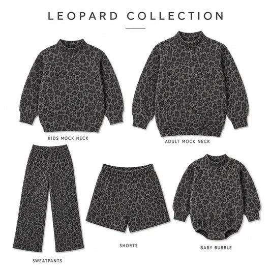 Adult Leopard Mockneck and Set - PREORDER ends 9/11