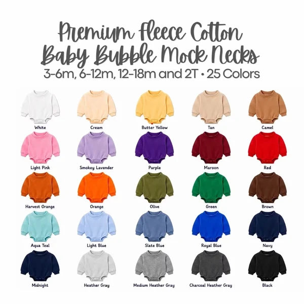 Baby Mockneck Bubble - PREORDER ends 9/11