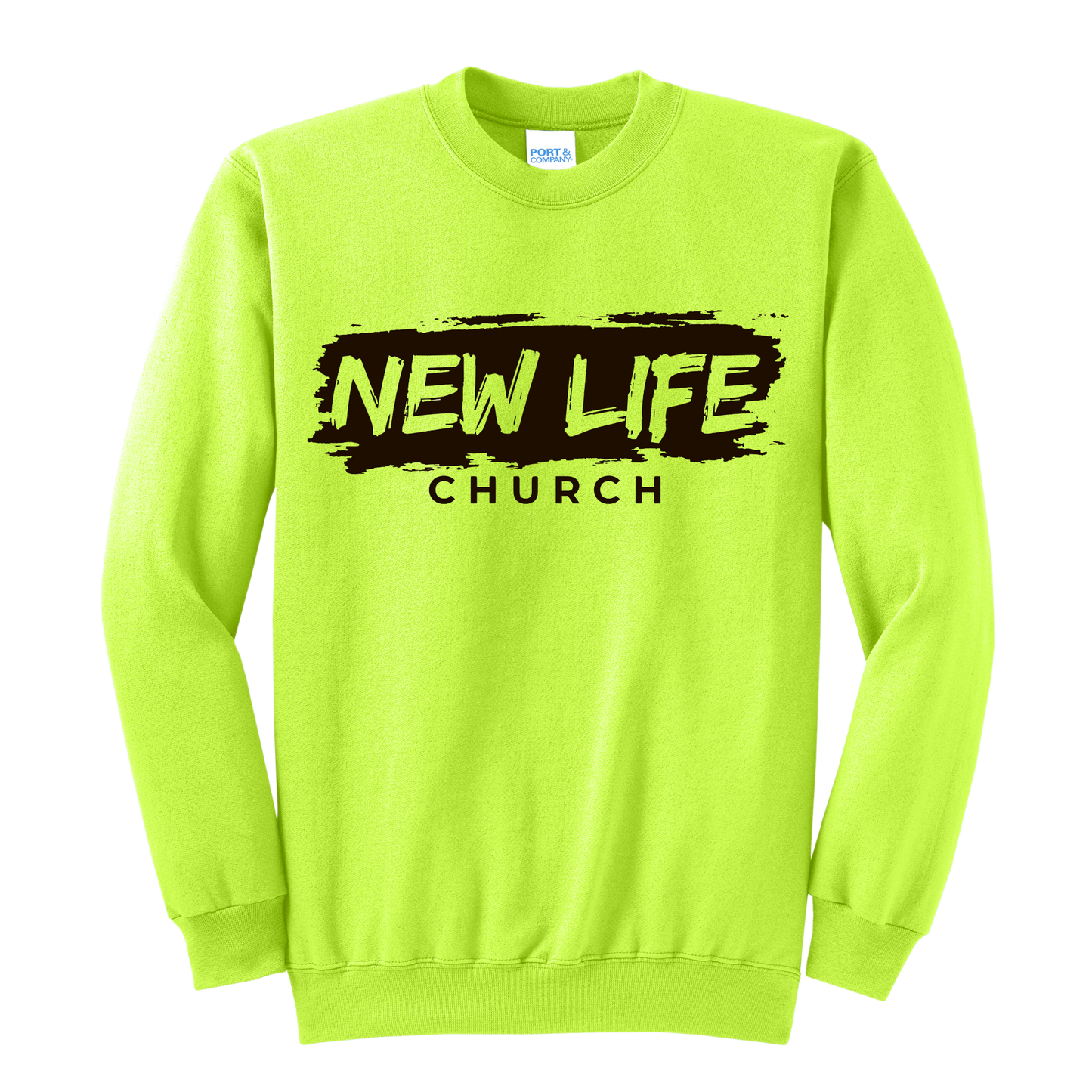 Neon New Life Crewneck Sweatshirt