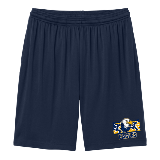 CCA Athletic Pocket Shorts with Camo Eagles print