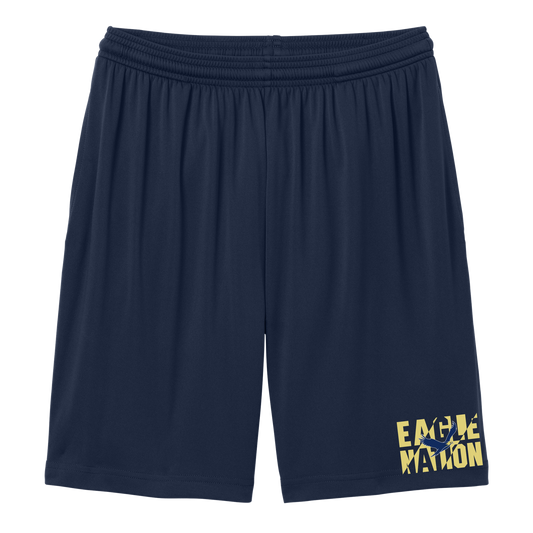 CCA Athletic Pocket Shorts with Eagle Nation print