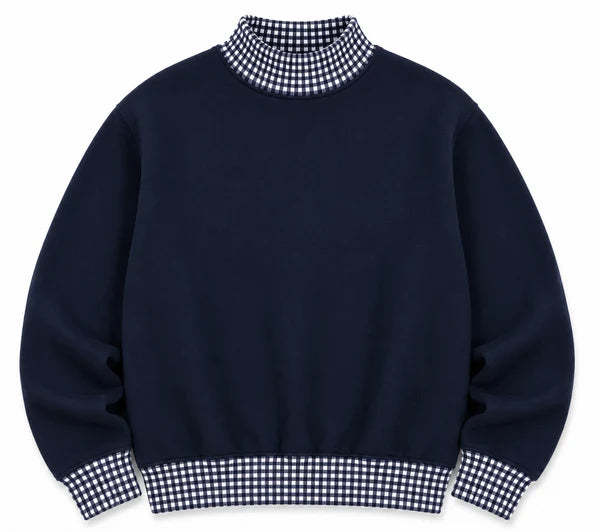 Gingham Mockneck - PREORDER ends 9/11