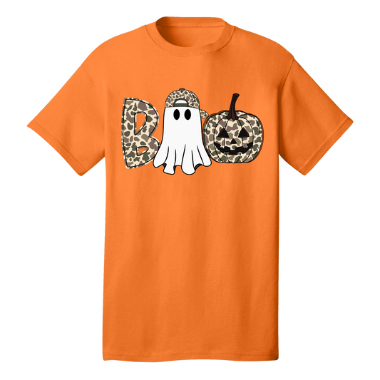 Camo Boo Ghost Short Sleee Tee