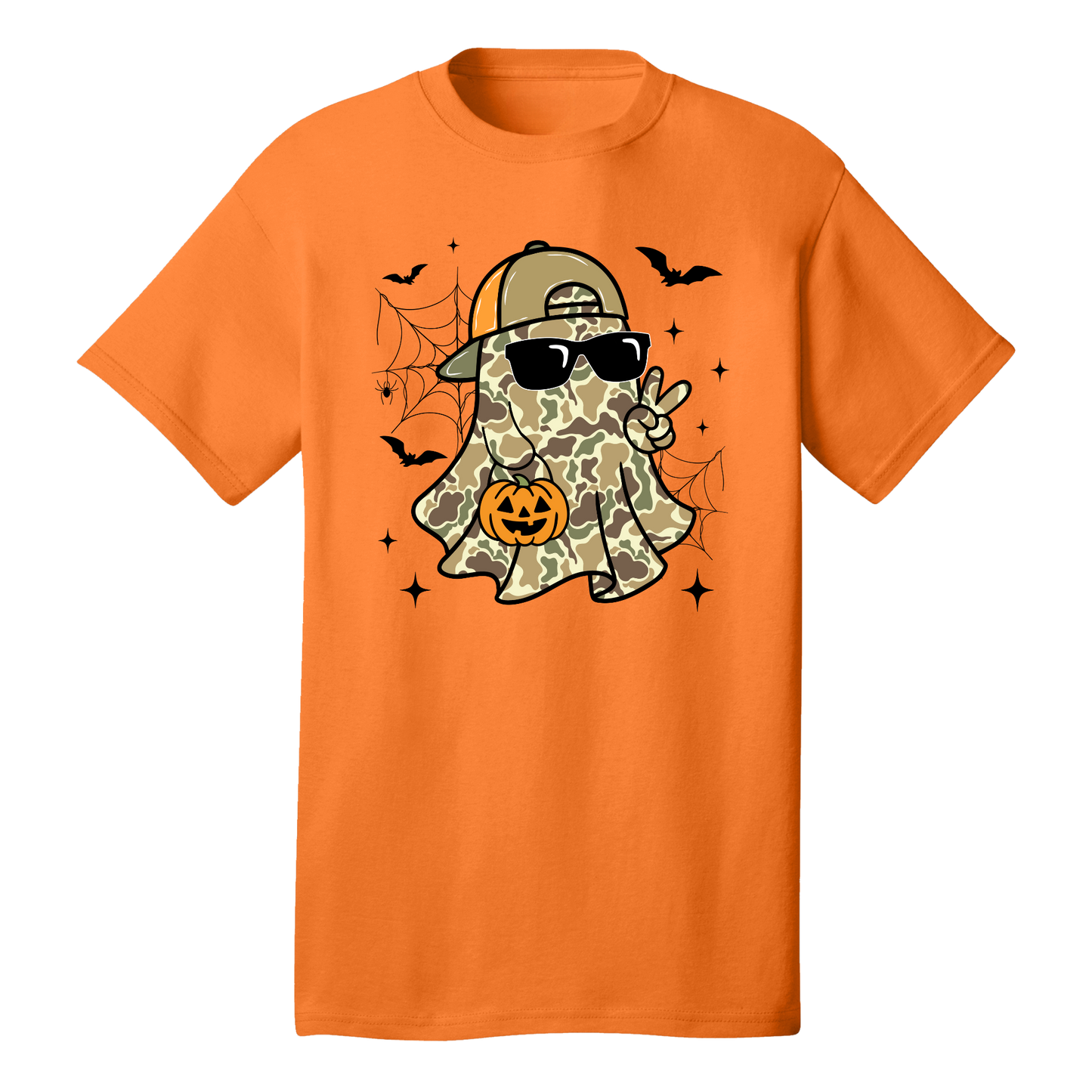 Camo Ghost Kids Short Sleeve Tee