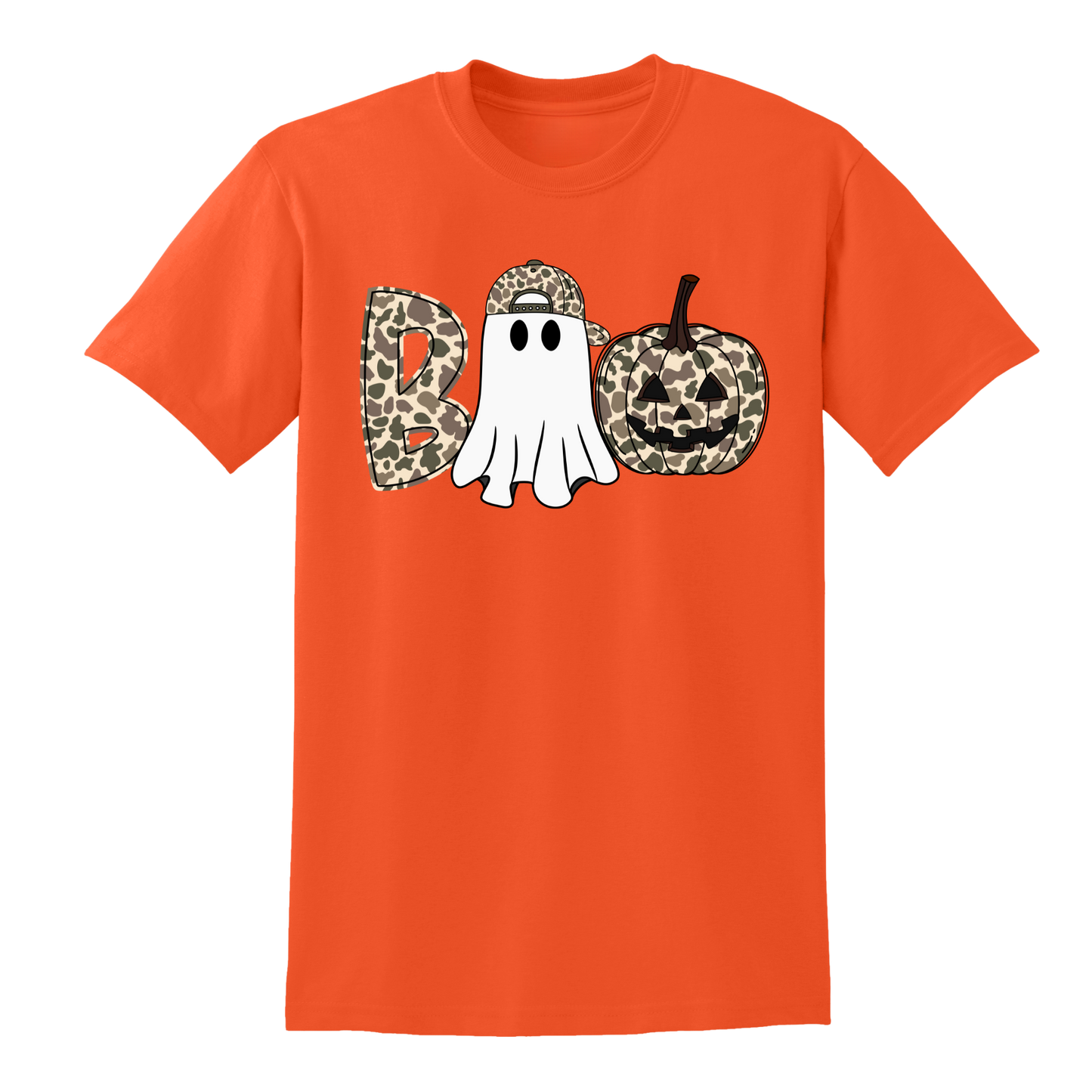Camo Boo Ghost Short Sleee Tee
