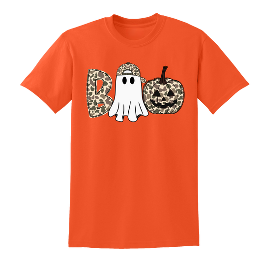 Camo Boo Ghost Short Sleee Tee